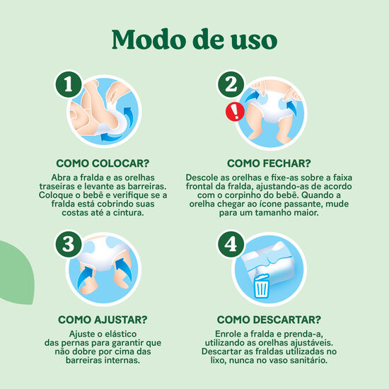 Huggies Fralda Descartável Premium Natural Care RN - 34 Un